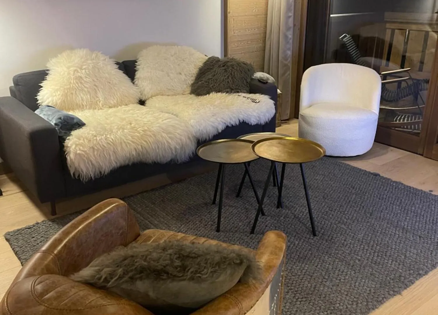 아파트 Appartement Standing Face Mont Blanc Piscine 메게브